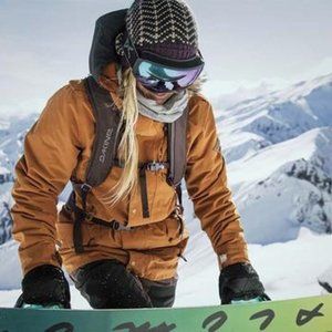 Dakine Brentwood Ski Snowboard Tan Jacket, Small